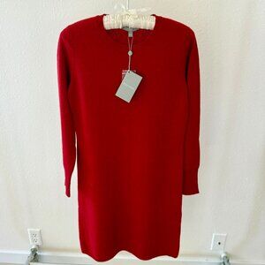 Neiman Marcus Red Cashmere Dress Brand New With Tags
